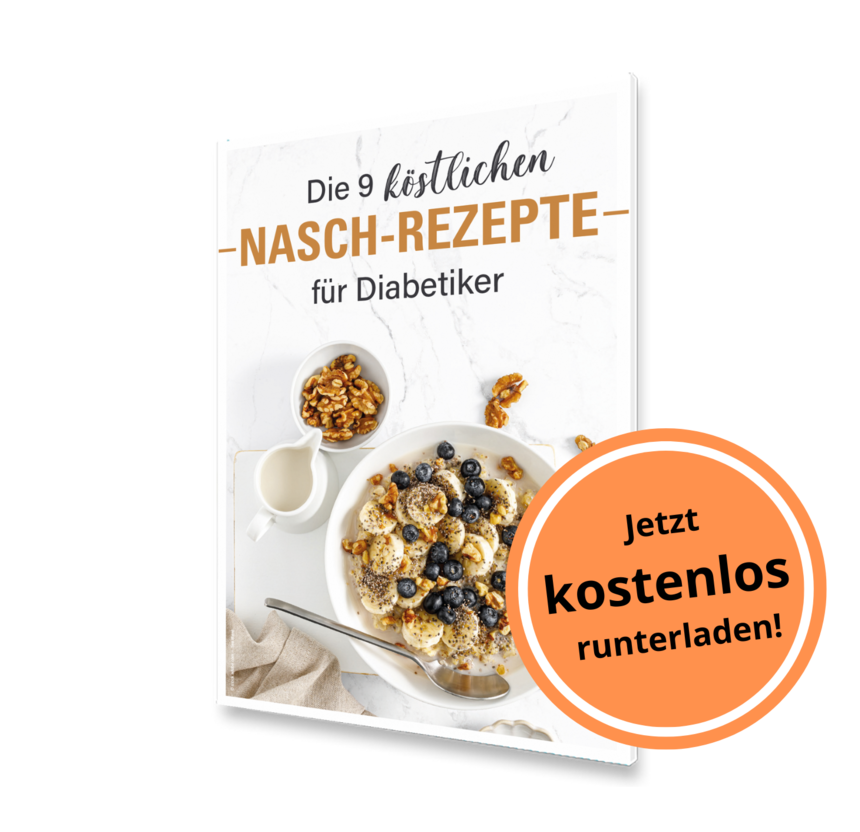 Gratis für Sie: „Die 9 köstlichsten Nasch-Rezepte für Diabetiker“